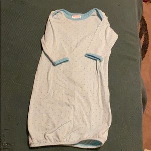 Turquoise baby gown
